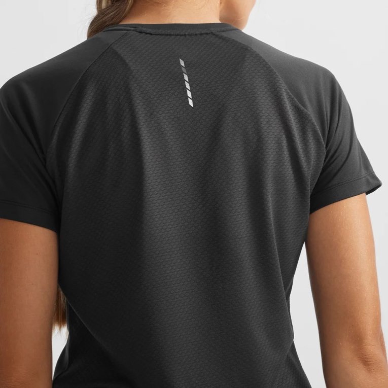 Camiseta Salomon Cross Rebel Corta Sleeve Mujer Negros | MX GLSV520